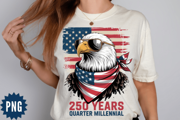 250 Years Eagle Patriotic Vintage PNG: A Design Asset for Timeless Branding