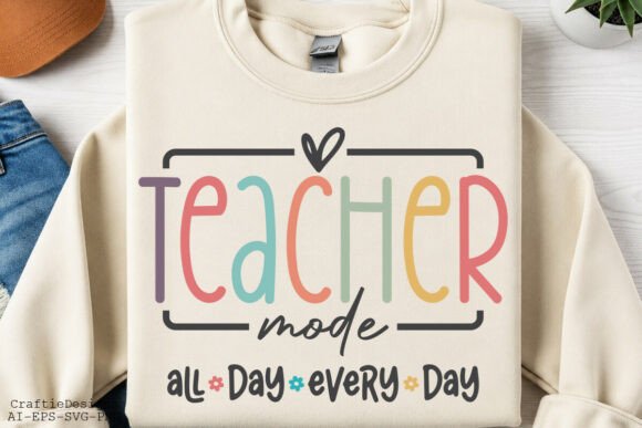 Celebrate Educators with Stylish Teacher Mode SVG Designs