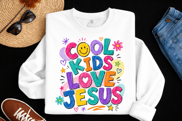 Creative Faith Design: Cool Kids Love Jesus PNG