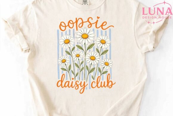 Elevate Projects with Oopsie Daisy Club Floral Clipart