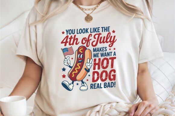 Funny 4th of July Hot Dog PNG: A Designer's Playful Asset