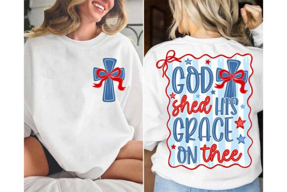 God Shed His Grace on Thee: A Design Asset for Patriotic Projects