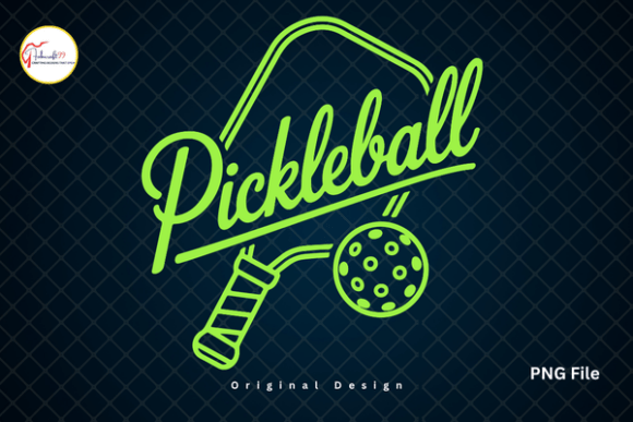 Pickleball Paddle PNG & Shirt Design: A Modern Graphic Asset