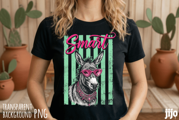Smart Donkey Glasses Trendy PNG: A Designer's Asset